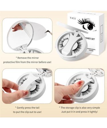 Natural Look Magnetic Eyelashes - Magnetic Eyelashes Kit | Easy To Wear Lumentes Magnetic Eyelashes | No Glue Natural Look Lashes With Applicator For Travel And Parties Confident Look - Buy Online on GoSupps.com