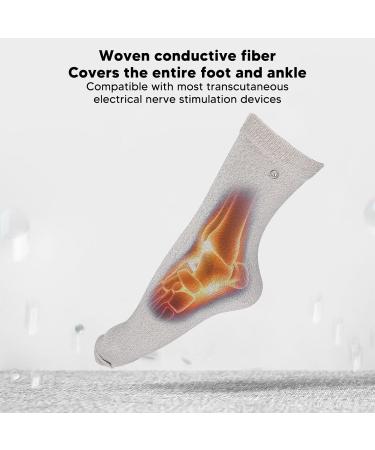 Conductive Massage Socks - 1 Pair, Breathable Design for Poor Blood Circulation - Buy Online on GoSupps.com