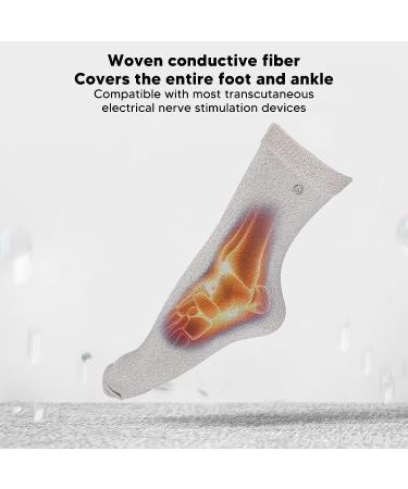 1 Pair Electrode Massage Socks for Poor Circulation & Arthritis Relief - Buy Online on GoSupps.com