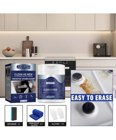 Mof Chef Cleaner Powder Heavy Duty Degreaser Cleaner Oil Pollution Cleaning Powder Mof Chef Protective Kitchen Cleaner All Purpose Cleaner Powder Stubborn Grease & Grime Remover (1PC) - Buy Online on GoSupps.com