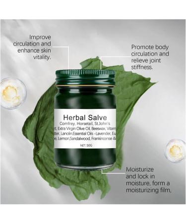 Organic Comfrey Salve for Bone Healing | Herbal Relief - 1pc | Shop Internationally - Buy Online on GoSupps.com
