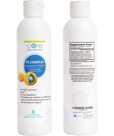 Core Med Science Liposomal PC Complex - 5200mg - 8 Fl Oz - Choline Supplement - Made in USA - Buy Online on GoSupps.com