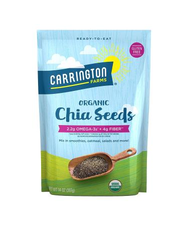 Carrington Farms Organic Chia Seeds, Gluten Free, USDA Organic, 14 Ounce