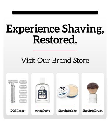 Mr. Fine Premium Double Edge Safety Razor - Perfect for Wet Shaving Close Shave 100% Metal Includes 5 Feather Blades - Buy Online on GoSupps.com