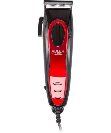 ADLER AD2825 Hair Clipper - Glossy Red Steel Design Multi-Colour One Size | International Shipping Available - Buy Online on GoSupps.com