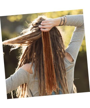 SKISUNO Dirty Little Braids Hair Wig Natural Wig Long Dreadlocks Wig Extenstions Women Hairpiece Extensions Synthetic Dreadlock Extensions Men Wig Fashion Hairpiece Dreadlocks 90X8CM Brown - Buy Online on GoSupps.com