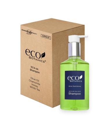 Terra Pure | Eco Botanics Shampoo White Tea & Honey Retail Size Hotel Amenities 10.14 oz. (Single)