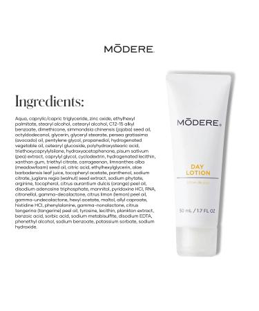 Modere Day Lotion - Lightweight Daily Facial Moisturizer Supporting Hydration Oil Control Smooth Texture and Balanced Healthy-Looking Skin - 50 mL - Buy Online on GoSupps.com