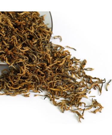 GOARTEA Th Noir Jinjunmei Black Tea 80pcs 5g Supreme Fujian Jinjunmei Eyebrow Chinese Black Tea Loose Leaf - Golden Buds - Buy Online on GoSupps.com