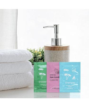 Body Wash Shampoo Conditioner Set Travel 0.28fl Oz Travel Size Shower Gel Set Shampoo and Conditioner Travel Bulk Hotel Supplies Bulk Hygiene Kits for Homeless Guests Hotel (20) - Buy Online on GoSupps.com