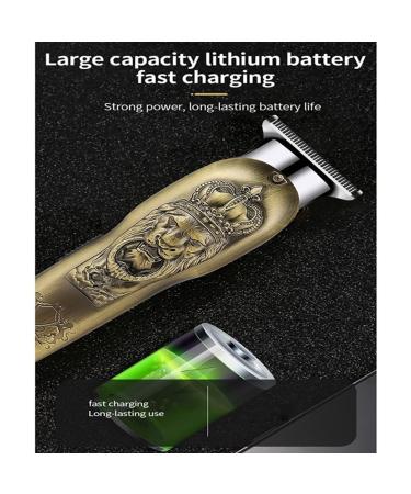 Professional Gold Hair Clippers for Men | Rechargeable Electric Trimmer & Groomer with Digital Display - Buy Online on GoSupps.com