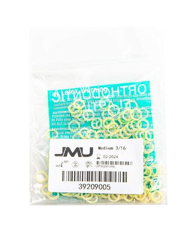 JMU Orthodontic Elastics 3/16 Medium 500-Pack - Made in USA Latex Dental Rubber Bands - Buy Online on GoSupps.com