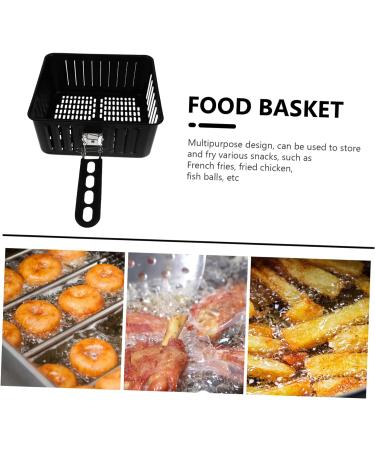 Toddmomy 2 Pcs Square Baking Basket Air Fryer Mesh Basket Wire Mesh Fry Basket Chip Frying Metal Baskets Fried Food Basket Air Fry Basket Snack Basket Electric Storage Basket Carbon Steel 38X22.8CMx2pcs Blackx2pcs - Buy Online on GoSupps.com