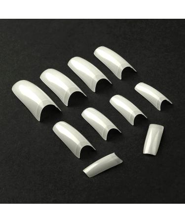 1500pcs Aethland Clear Nail Tips for Acrylic Nails | Half Cover False Nails Tips in 10 Sizes - Clear, Natural, White | Ideal for Nail Salons & DIY Nail Art - Buy Online on GoSupps.com