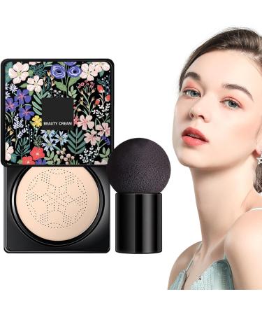  TocaFeank Mushroom Head Foundation Air Cushion Concealer Long-Lasting BB Cream Foundation | Moisturizing and Brightening Liquid Foundation Air Cushion Cream Foundation Coverage - Buy Online on GoSupps.com