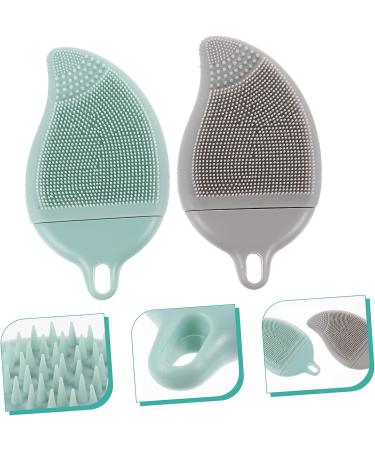 Healeved 6 Pcs Silicone Shampoo Massage Brush Set - Scalp Massager & Body Scrubber for Babies and Men - Buy Online on GoSupps.com