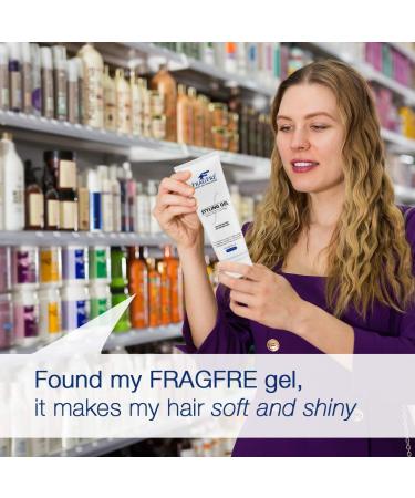 FRAGFRE Styling Gel 8 oz - Medium Hold, Fragrance-Free, Hypoallergenic & Paraben-Free - Ideal for Sensitive Skin - Gluten-Free, Vegan & Cruelty-Free - Men, Women, Children - 1 Pack - Buy Online on GoSupps.com