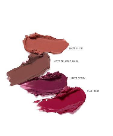 Annemarie B rlind Matt Red Lipstick - Effective Natural Beauty Vegan Hydrating & Smoothing (4 ml) - Buy Online on GoSupps.com