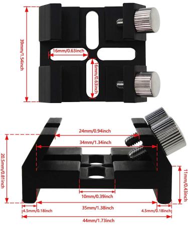 Alstar Universal Dovetail Base for Finder Scope - Easy Installation for Green Laser Pointer Bracket - Buy Online on GoSupps.com