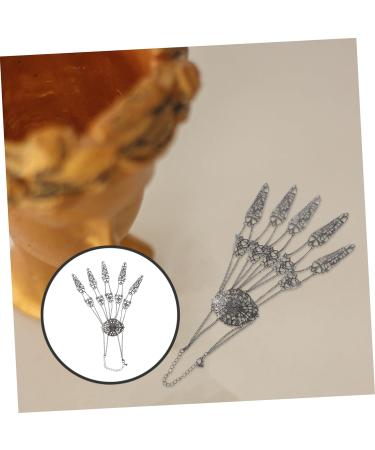 Ipetboom Manicure cot Bracelet Accessories accessories India Metal Western Regions chained Egypt finger cots mittens clothing nail jewelry Fashion - Buy Online on GoSupps.com