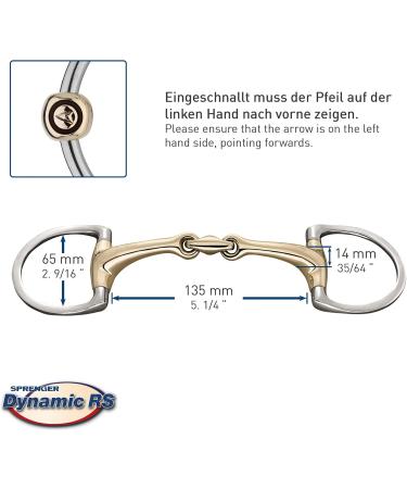 Buy Sprenger Dynamic RS Olive Head Bit 14mm (Sensogan) - Premium Quality Equestrian Equipment - International Shipping Available - Buy Online on GoSupps.com