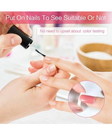 200Pcs Natural Color Nail Display Tips for Nail Art Color Chart - Perfect for Manicure Store Beginners - Buy Online on GoSupps.com