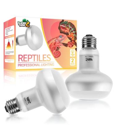 Lucky herp reptiles heat lamp Terrarium Uva lamp turtle 75W 2-pack heating lamp Terrarium (new upgrade) Suitable for turtles chickens dogs bare stage and other reptiles and amphibians 75.0 - Buy Online on GoSupps.com