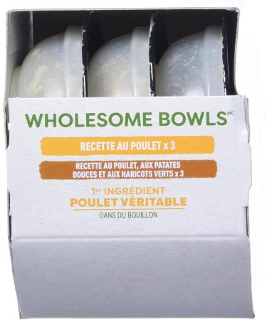 CESAR Wholesome Bowls Wet Dog Food - Chicken - Chicken Sweet Potato & Green Beans 6x85g Variety Pack Chicken - Chicken Sweet Potato & Green Beans 85 g (Pack of 6) - Buy Online on GoSupps.com