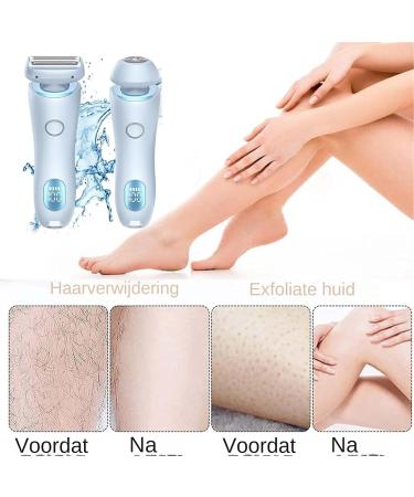 Imtrub Bikini trimmer painless hair remover for women Professional Electric Bikini Shaver for Women 2in1 Electric Leg Hair Trimmer for Women for Eyebrows Arms Lips Blue - Buy Online on GoSupps.com