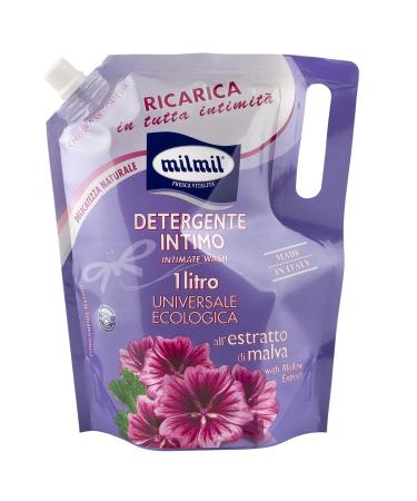 Milmil underwear made from mallow extract in refill bag 1000 milliliters