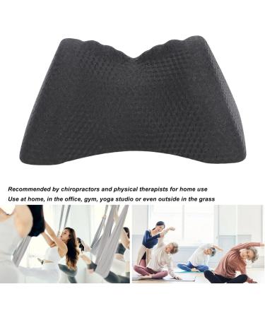 Neck Wedge Bed Sleeping Stretching Pillow Cervical Wedge Temporal Mandibular Joint Relieving Device Cervical Traction Discomfort Relieve Jaw Release Tool (Black) - Buy Online on GoSupps.com