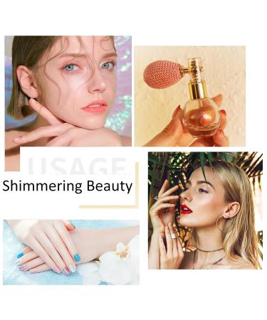 Champagne Gold Highlighter Powder Mist - Face, Hair & Body Glitter Spray - Buy Online on GoSupps.com