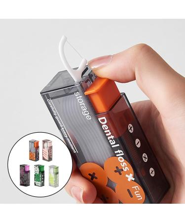 Portable Dental Pick Organizer Case | 10 Faces Storage Box for Toothpickers | Ideal for Business Trips | Matcha Green - Buy Online on GoSupps.com