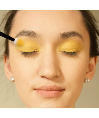 FOYTOKI 4 Double Ended Eye Shadow Stick Eyeshadow Applicator Cosmetic Brush Cosmetic Lip Mask Brush Sponge - Buy Online on GoSupps.com