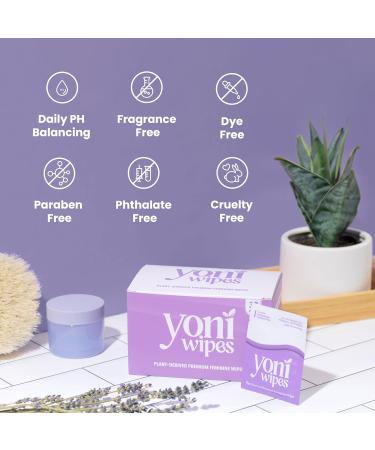 30 Count Biodegradable & Flushable Feminine Wipes - pH-Balanced Aloe Vera & Vitamin E - Perfect for Travel & On-the-Go - Buy Online on GoSupps.com