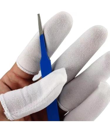 Zfyoung Cotton Finger Cots (Pack of 200) - Comfortable, Breathable, and Sweat-Absorbing Cloth Finger Protectors - Buy Online on GoSupps.com