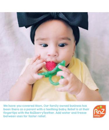 Razbaby RaZberry Silicone Teether Toy - Berrybumps - Green - Buy Online on GoSupps.com