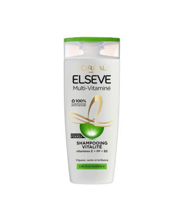 L'Or al Paris Elseve Multi-Vitamin Revitalizing Shampoo for Normal Hair Enriched with Vitamins E + PP + B5 1 Unit