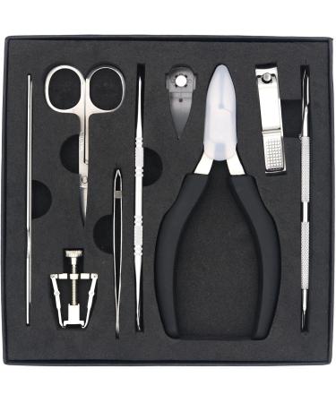 Professional Toenail Clippers Set Super Sharp Nail Clippers for Thickness & Ingrown Hard Toenails Stainless Steel Pedicure Clippers Nail File and Soft Handle Nail Scissors Set Bag - Buy Online on GoSupps.com