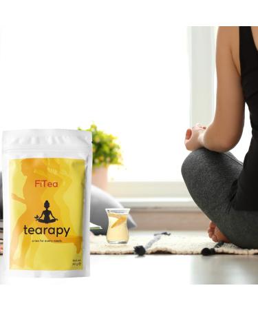 tearapy FiTea -Slimming Herbal Tea Blend- Delicious Green Tea Matcha Oolong Loose Leaf Tea With Natural Energising and Cleansing Herbs| UK Product - Buy Online on GoSupps.com