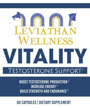 Vitality Testosterone Booster 60 Capsules for Enhanced Energy & Performance | International Shipping Available - Buy Online on GoSupps.com
