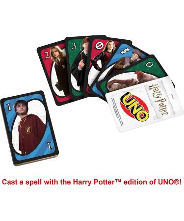 Harry Potter UNO Card Game - Movie-Themed Collector's Deck of 112 Cards with Hogwarts Characters - Perfect Gift for Fans, Ages 7 & Up - Multicolor - Buy Online on GoSupps.com
