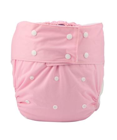 Adult Cloth Diaper Cover Nappy Reusable Washable Adjustable for Disability Incontinence Person (D02)