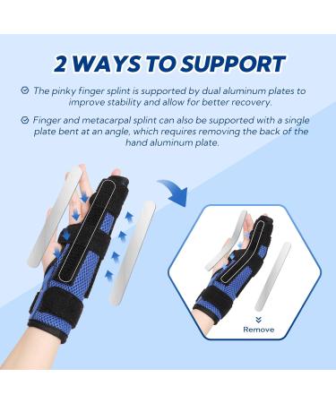 YiYame Little Finger Splint - Metal Support for Boxer's Fracture & Arthritis - Buy Online on GoSupps.com