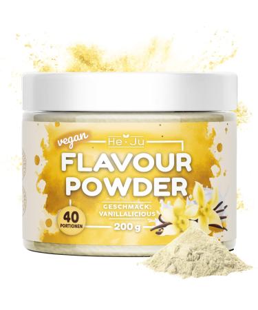 Flavour Powder Vanillalicious improved recipe with real vanilla flavour 02/2023 vanilla flavour powder without calories 1x 200g