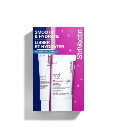 StriVectin SD Advanced Plus Intensive Moisturizing Concentrate for Wrinkles and Stretchmarks, Reduces Look of Deep Wrinkles and Stretchmarks Smooth & Hydrate Set 2 piece Kit