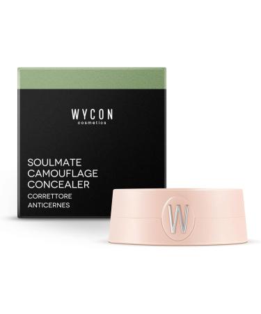 WYCON Cosmetics SOULMATE CAMOUFLAGE Corrector Liquid Covering Medium-High Coverage Antioxidant Enriched with Vitamin E and Natural Oils - 13 Correcting Green - Buy Online on GoSupps.com