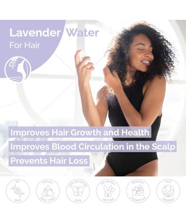 Fatima's Garden Lavender Water Spray - Natural Calming Toner 100ml - Buy Online on GoSupps.com