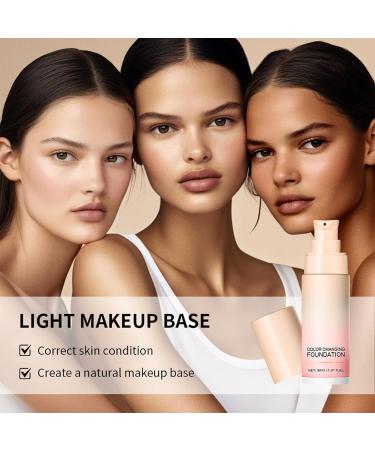 Pruojhw Colormatched makeup base 30 ml longlasting concealer for the face colormatching foundation for travel dating commuting meeting gardening and evening 3 - Buy Online on GoSupps.com