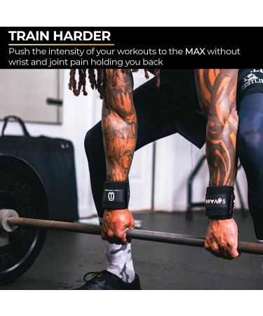 I WILL AESTHETICS No Thumb Loop Lifting Wrist Wraps - Tough Workout Support for Men and Women - Powerlifting and Weightlifting Essentials - Buy Online on GoSupps.com
